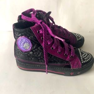 Geox Girl Light-Up Hight Top Sneakers